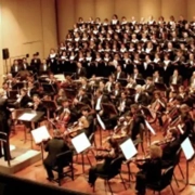 imagen de una orquesta en un concierto quiropráctica Barcelona Pura Vida