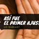 cartel del primer ajuste quiropráctico realizado en el mundo