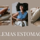 Imagen de mujer con problemas estomacales quiropráctico Barcelona
