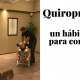 La quiropráctica un hábito sano Dr. Boyce tratando a un paciente